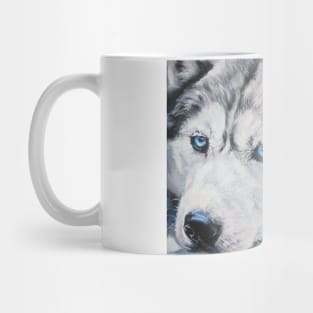 Siberian Husky Fine Art Painting Mug